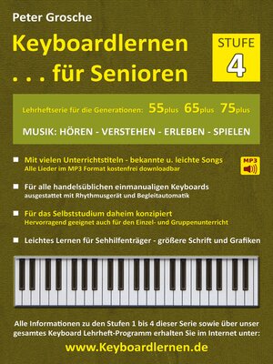 cover image of Keyboardlernen für Senioren (Stufe 4)